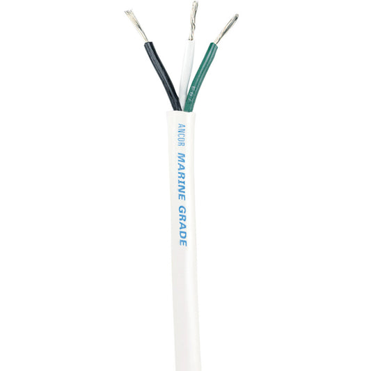 Ancor White Triplex Cable - 16/3 AWG - Round - 100' [133710] - First Stop Marine