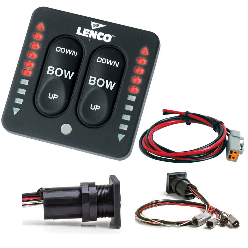 Lenco LED Indicator Integrated Tactile Switch Kit w/Pigtail f/Single Actuator Systems [15170-001] - First Stop Marine