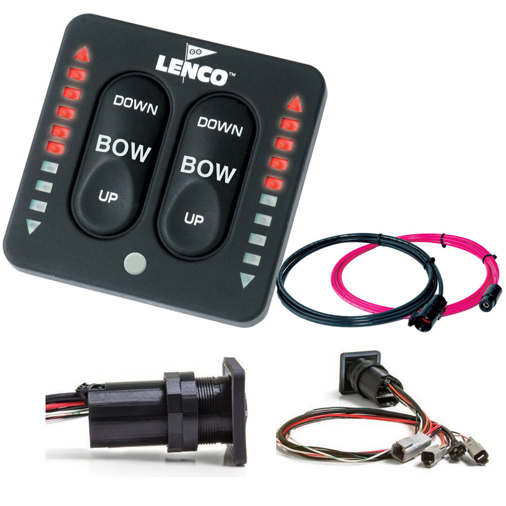 Lenco LED Indicator Integrated Tactile Switch Kit w/Pigtail f/Dual Actuator Systems [15171-001] - First Stop Marine