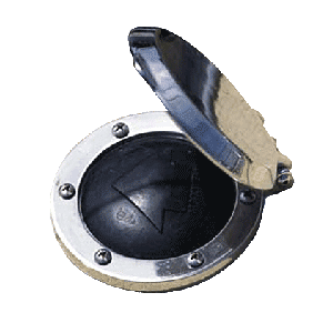 Maxwell Foot Switch  Cover - Stainless Steel [P100735] - First Stop Marine