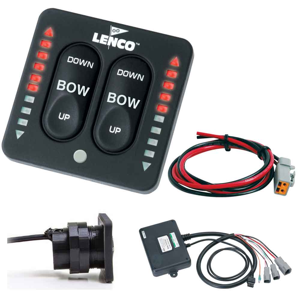 Lenco LED Indicator Two-Piece Tactile Switch Kit w/Pigtail f/Single Actuator Systems [15270-001] - First Stop Marine