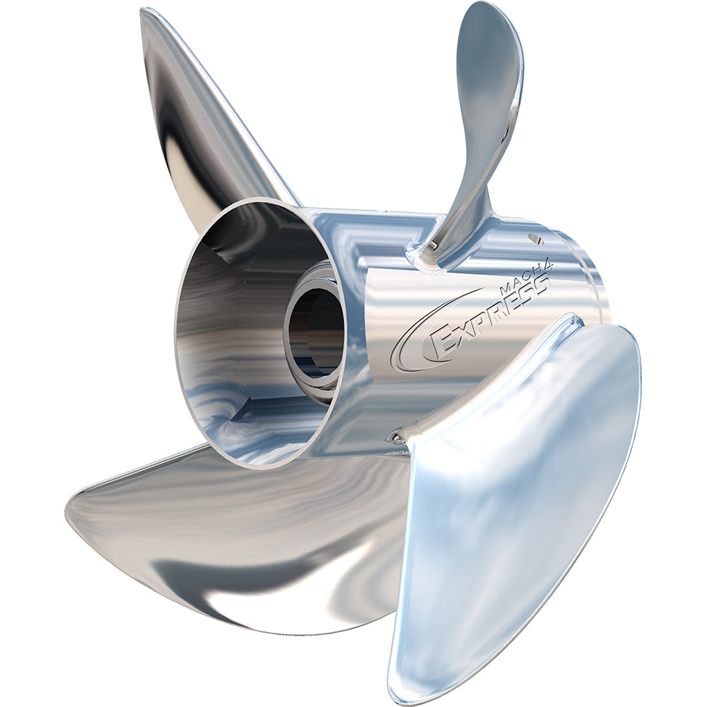 Turning Point Express Mach4 - Left Hand - Stainless Steel Propeller - EX1/EX2-1317-4L - 4-Blade - 13.25" x 17 Pitch [31431740] - First Stop Marine