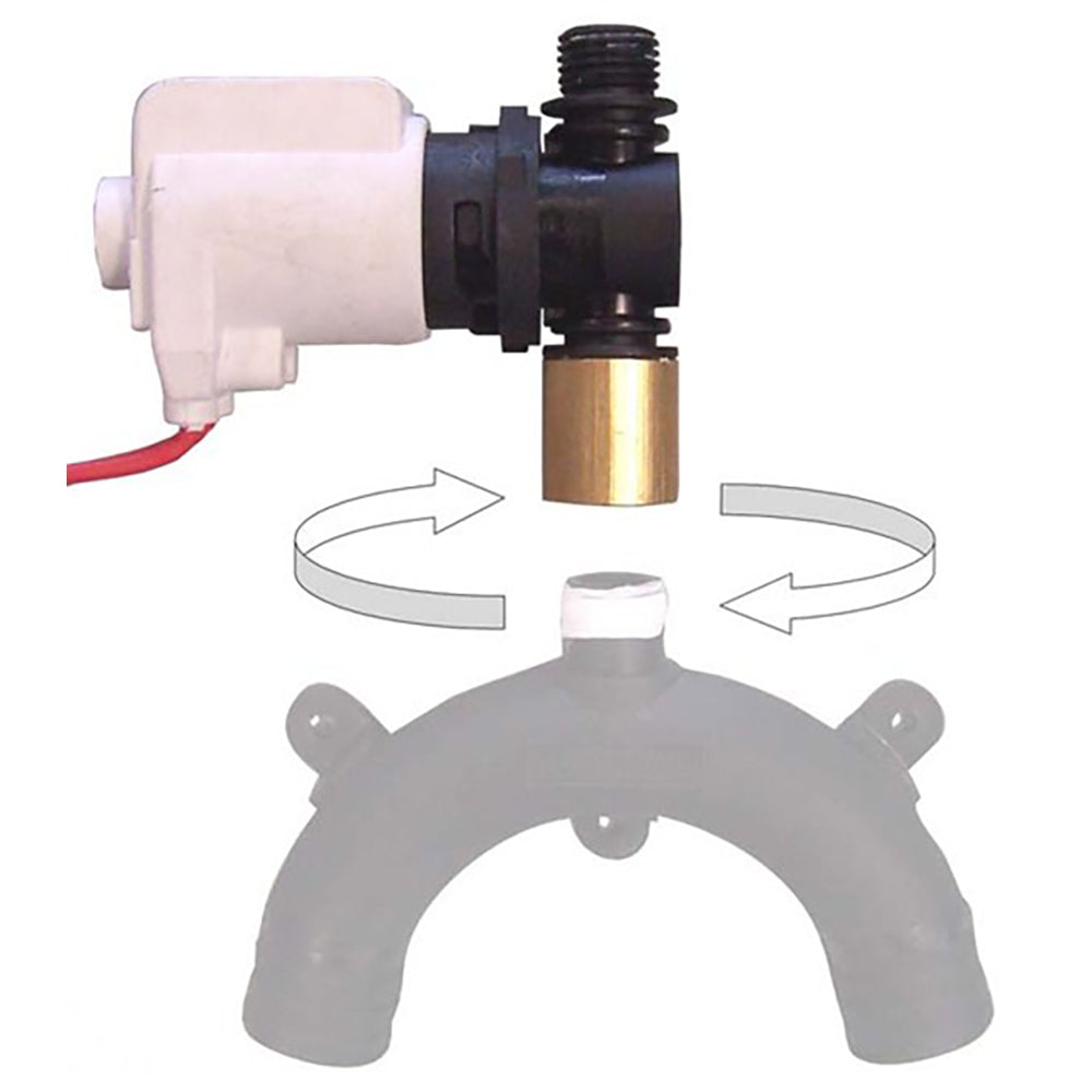 Jabsco Vented Loop Solenoid Valve f/37010 Series Toilet [37068-2000] - First Stop Marine