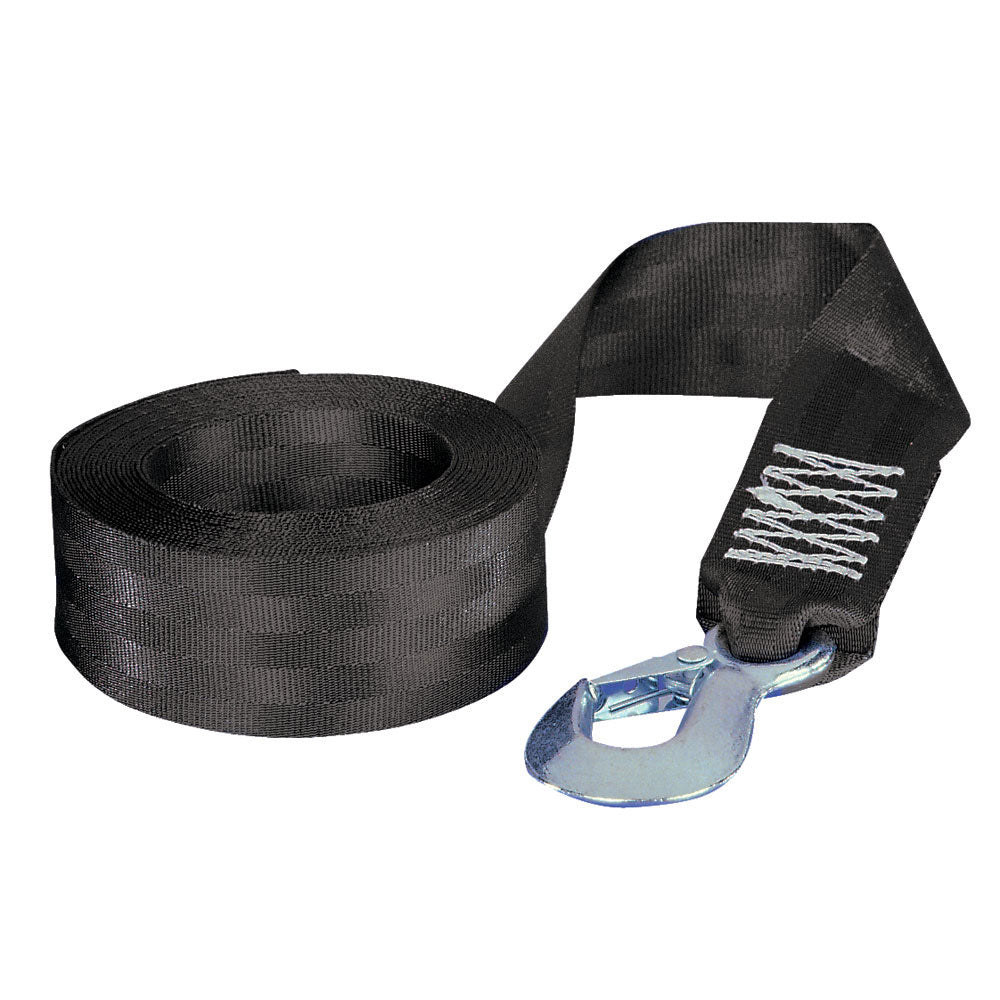 Fulton 2" x 12' Winch Strap w/Hook - 1,800lbs Max Load [501208] - First Stop Marine