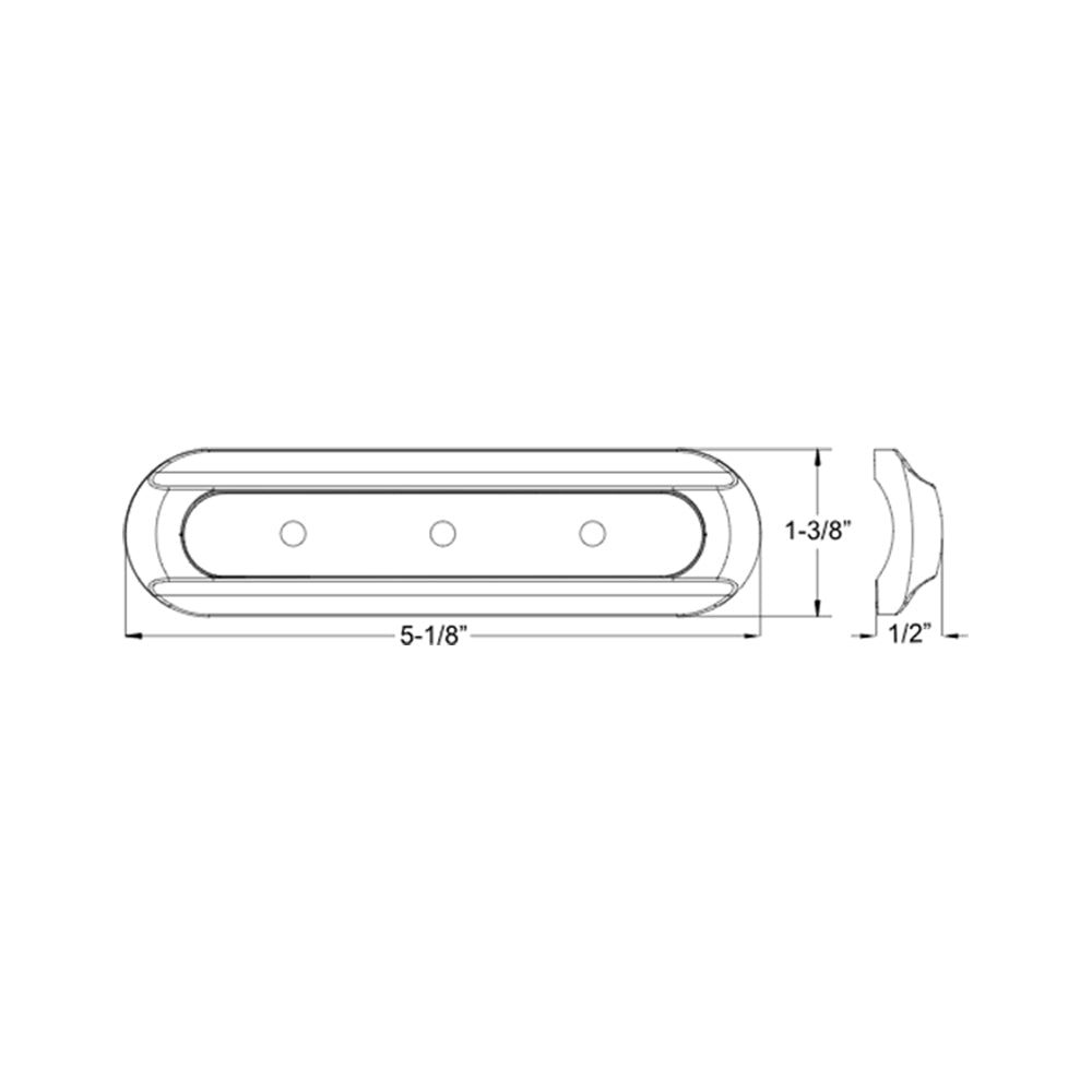 TACO 4-LED Deck Light - Flat Mount - White Housing [F38-8800W-1] - First Stop Marine