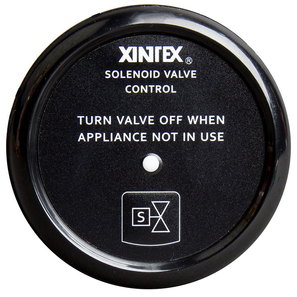 Fireboy-Xintex Propane Control  Solenoid Valve w/Black Bezel Display [C-1B-R] - First Stop Marine