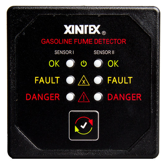 Fireboy-Xintex Gasoline Fume Detector w/Dual Channel - 12/24V [G-2B-R] - First Stop Marine