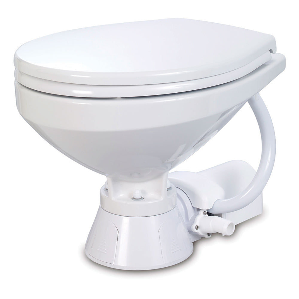 Jabsco Electric Marine Toilet - Regular Bowl w/Soft Close Lid - 12V [37010-4192] - First Stop Marine