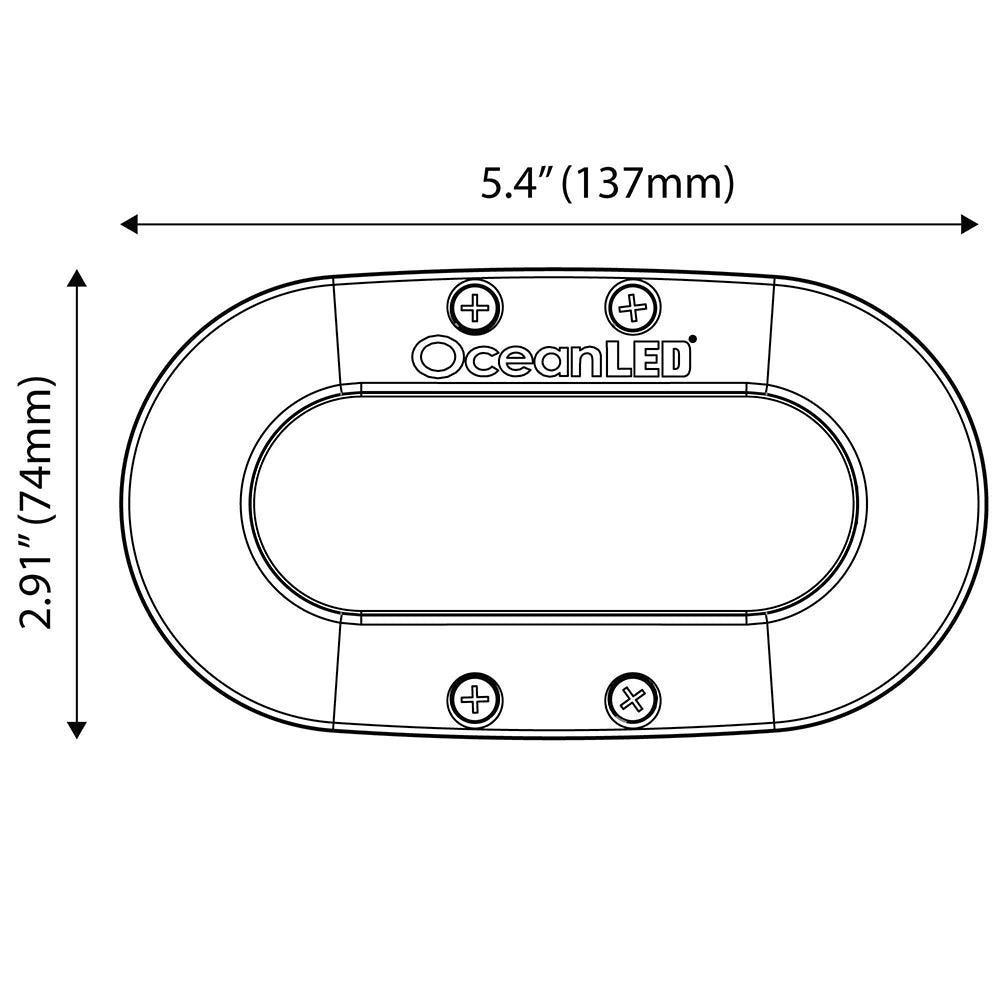 OceanLED X-Series X4 - White LEDs [012301W] - First Stop Marine