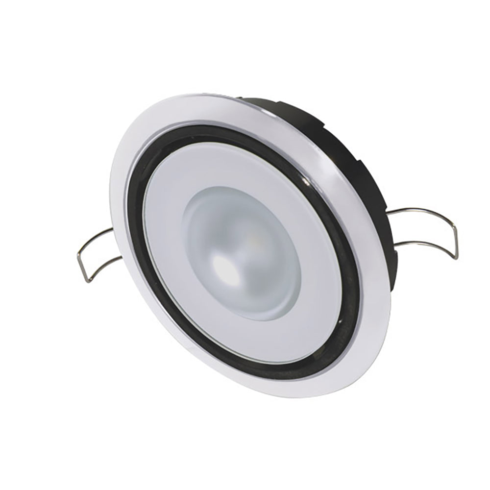 Lumitec Mirage Positionable Down Light - Spectrum RGBW Dimming - White Bezel [115127] - First Stop Marine