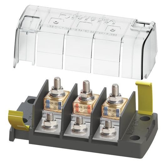 Blue Sea 5194 MRBF Surface Mount 3 Circuit Fuse Block - Independent Source [5194] - First Stop Marine