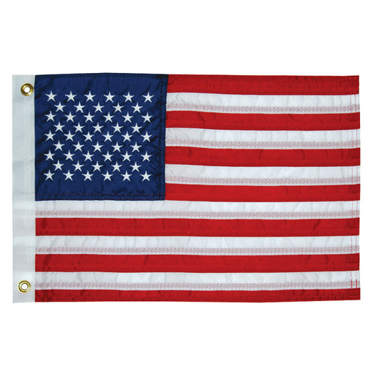 Taylor Made 12" x 18" Deluxe Sewn 50 Star Flag [8418] - First Stop Marine