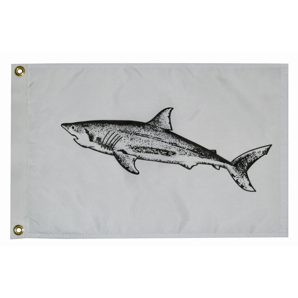 Taylor Made 12" x 18" Shark Flag [3218] - First Stop Marine