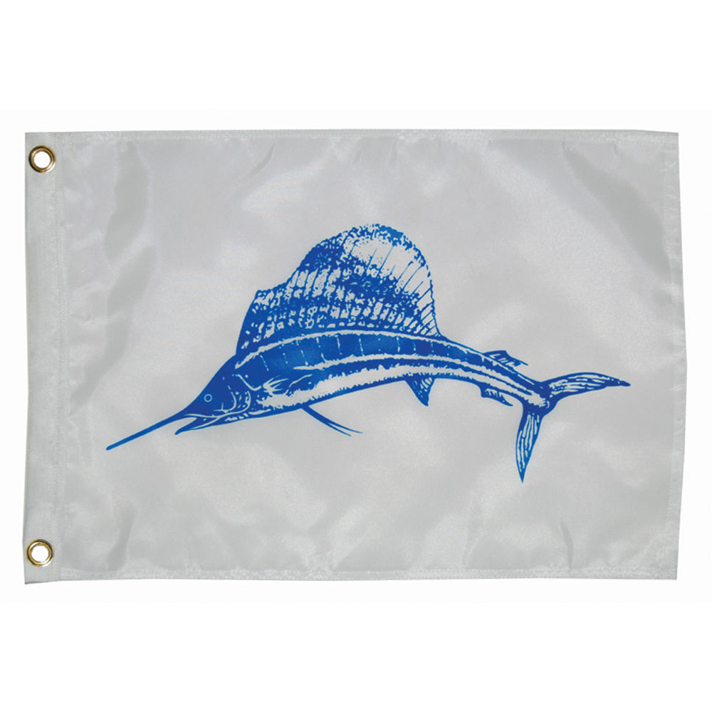 Taylor Made 12" x 18" Sailfish Flag [2818] - First Stop Marine