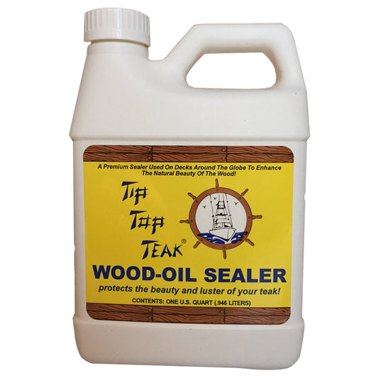 Tip Top Teak Wood Oil Sealer - Quart [TS 1001] - First Stop Marine