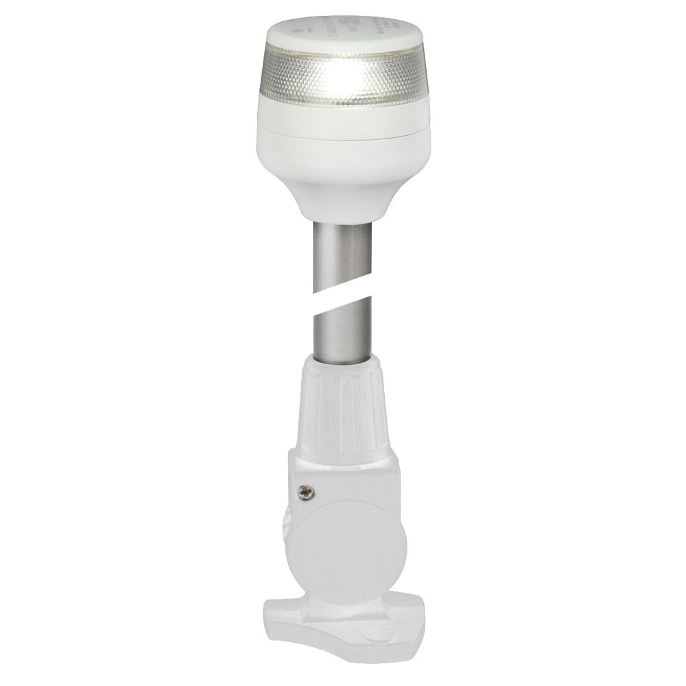 Hella Marine NaviLED 360 Compact All Round Lamp - 2nm - 12" Fold Down Base - White [980960311] - First Stop Marine