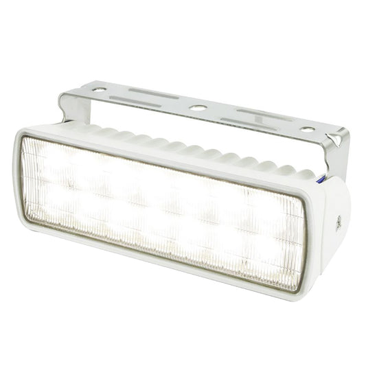 Hella Marine Sea Hawk-XLR LED Floodlight - White LED/White Housing [980740011] - First Stop Marine