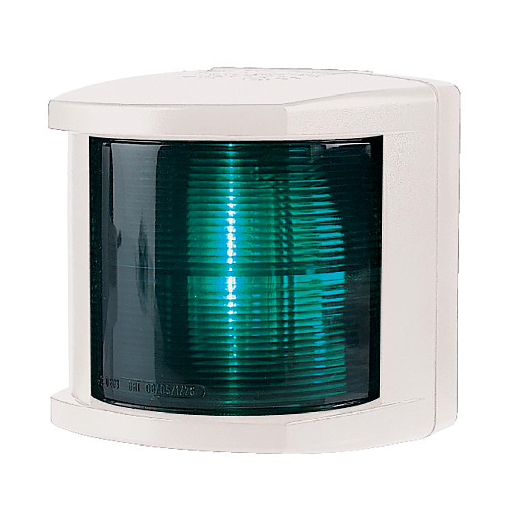 Hella Marine Starboard Navigation Light - Incandescent - 2nm - White Housing - 12V [002984395] - First Stop Marine