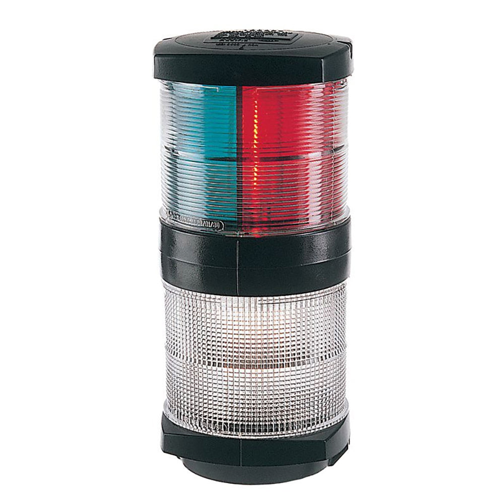 Hella Marine Tri-Color Navigation Light/Anchor Navigation Lamp- Incandescent - 2nm - Black Housing - 12V [002984601] - First Stop Marine