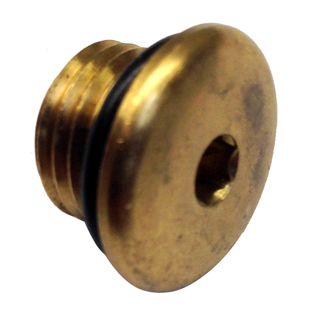 Uflex Brass Plug w/O-Ring for Pumps [71928P] - First Stop Marine