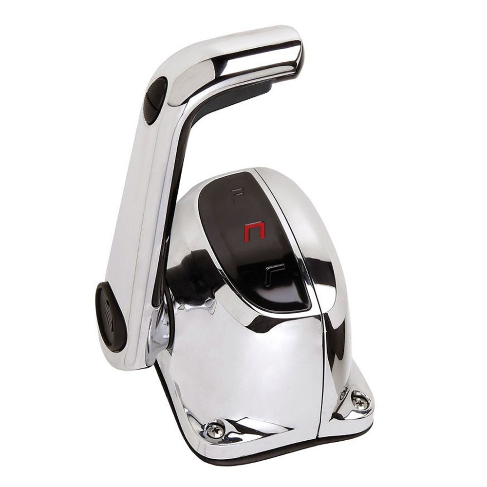 UflexSingle Lever Top Mount Control w/Neutral Lock  Trim Switch - Chrome [B501CHT/L] - First Stop Marine