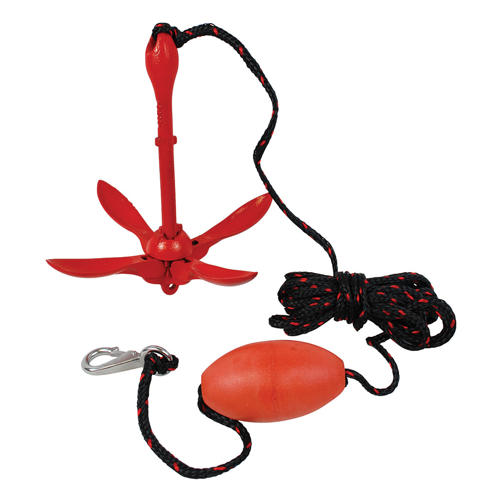 Attwood 3.5lb Grapnel Anchor System [11969-4] - First Stop Marine