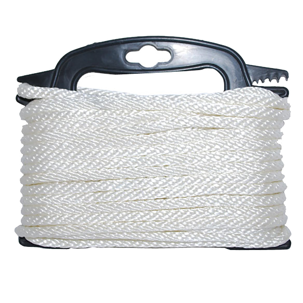 Attwood Braided Nylon Rope - 3/16" x 100' - White [117553-7] - First Stop Marine