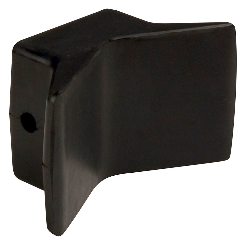 C.E. Smith Bow Y-Stop - 4" x 4" - Black Natural Rubber [29550] - First Stop Marine