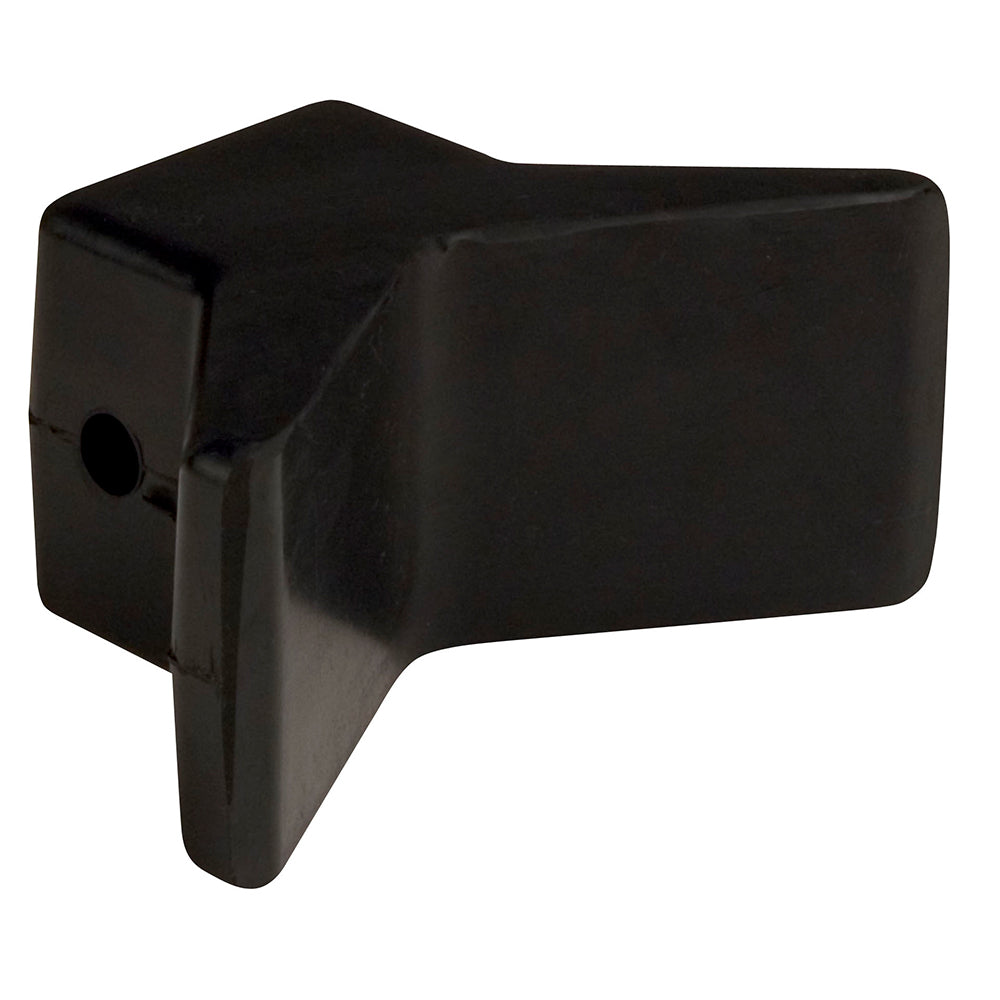 C.E. Smith Bow Y-Stop - 3" x 3" - Black Natural Rubber [29551] - First Stop Marine