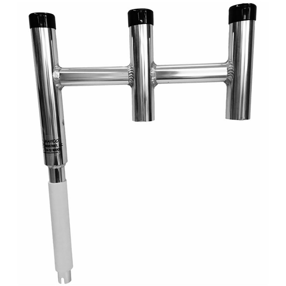 Wahoo Offset Triple Rod Holder [136] - First Stop Marine