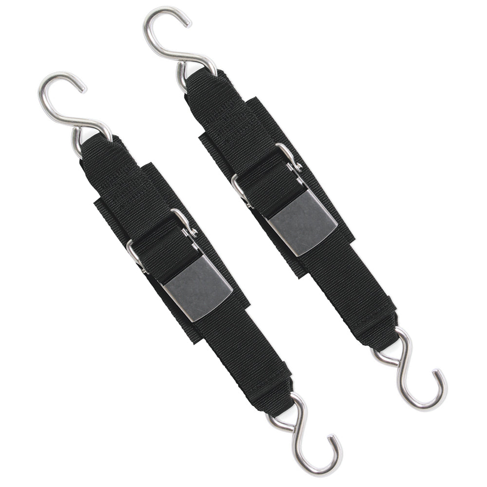 BoatBuckle Stainless Steel Kwik-Lok Transom Tie-Downs [F12066] - First Stop Marine