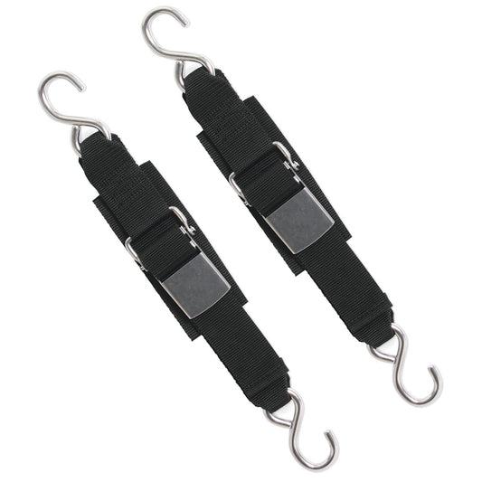 BoatBuckle Stainless Steel Kwik-Lok Transom Tie-Downs [F12066] - First Stop Marine