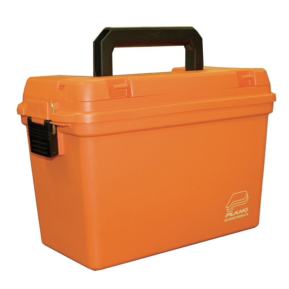 Plano Deep Emergency Dry Storage Supply Box w/Tray - Orange [161250] - First Stop Marine