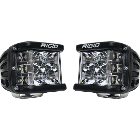 RIGID Industries D-SS Series PRO Flood LED Surface Mount - Pair - Black [262113] - First Stop Marine