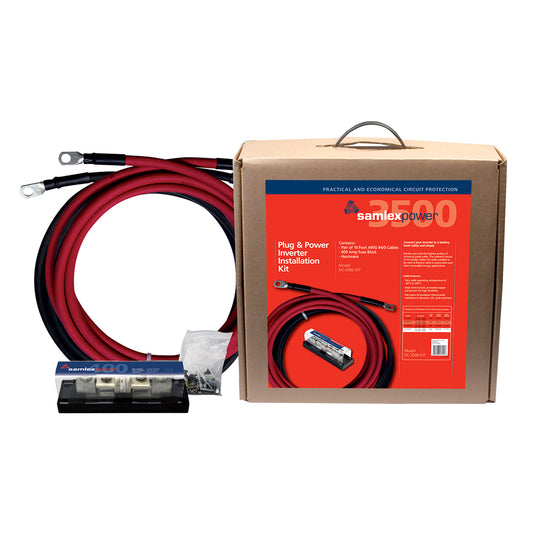 Samlex 400A Inverter Installation Kit f/3500W Inverter [DC-3500-KIT] - First Stop Marine