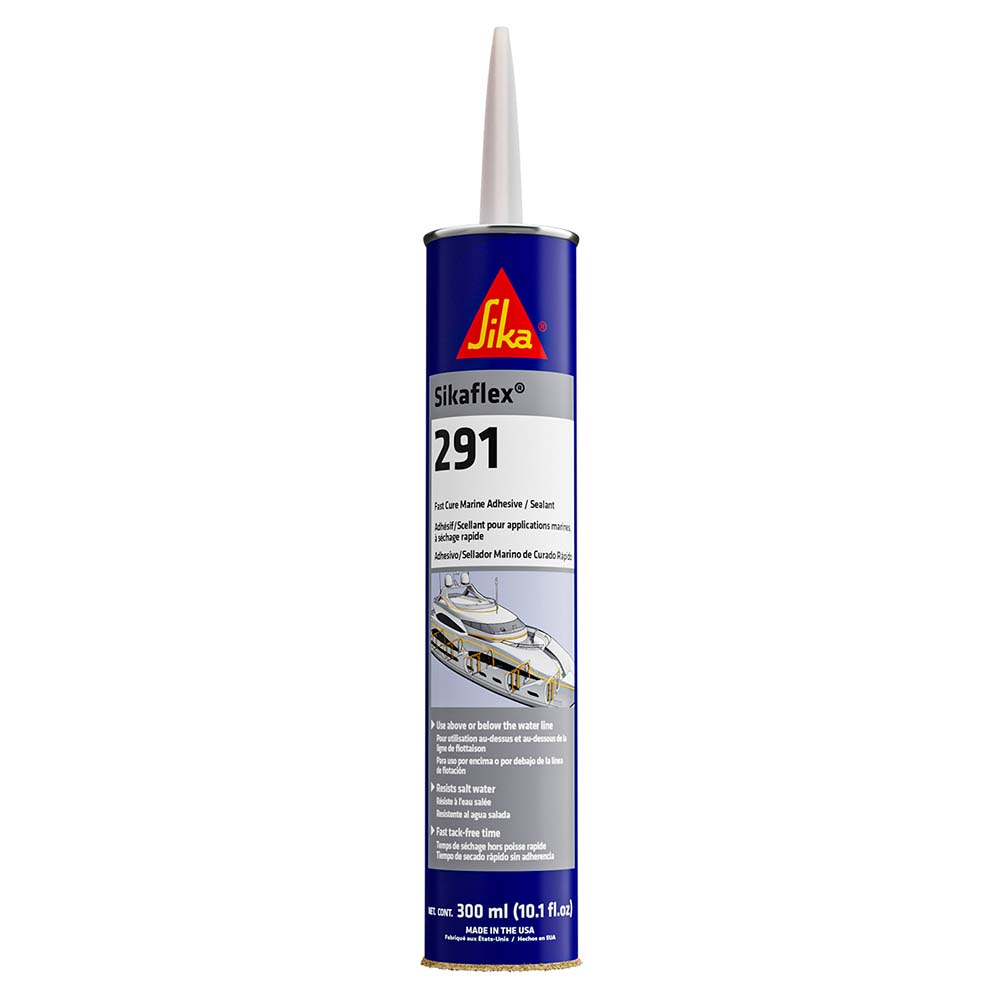 Sika Sikaflex 291 Fast Cure Adhesive  Sealant 10.3oz(300ml) Cartridge - White [90919] - First Stop Marine