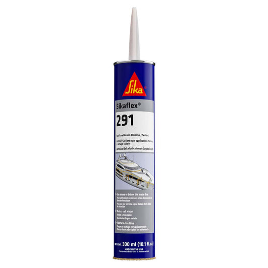 Sika Sikaflex 291 Fast Cure Adhesive  Sealant 10.3oz(300ml) Cartridge - Black [90923] - First Stop Marine