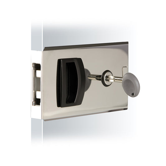 Southco Flush Sliding Door Latch - Square - Aluminum [MF-01-110-60] - First Stop Marine