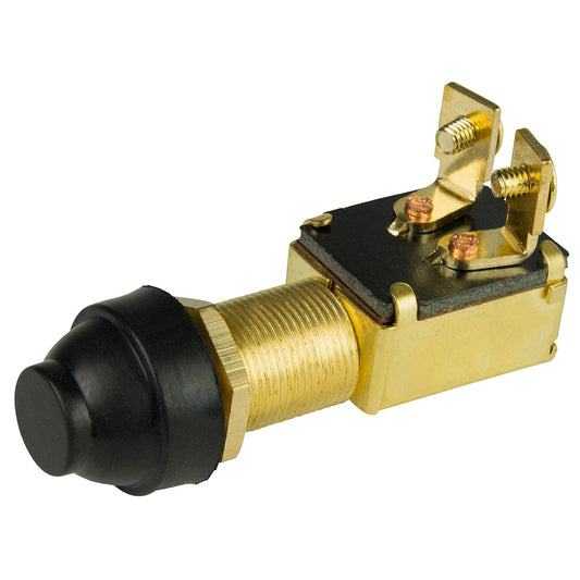 BEP 2-Position SPST Push Button Switch - OFF/(ON) [1001505] - First Stop Marine
