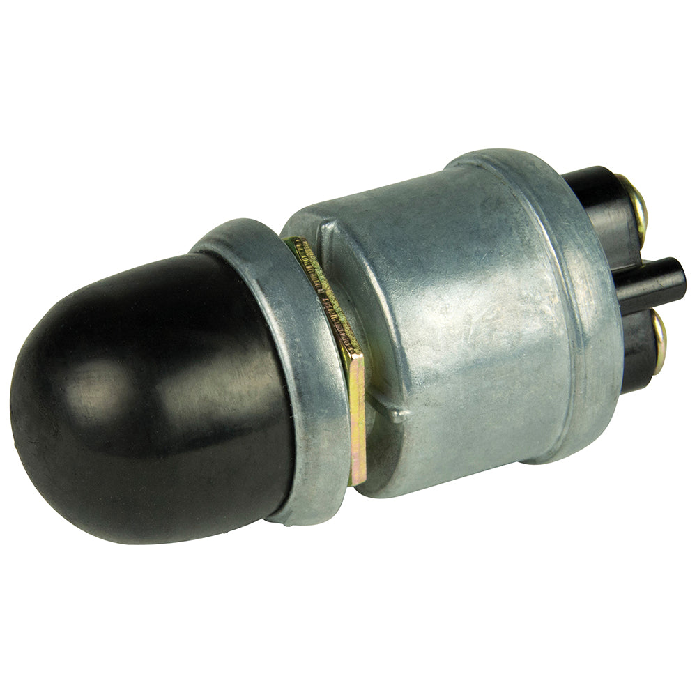 BEP 2-Position SPST Heavy-Duty Push Button Switch w/Cover - OFF/(ON) - 35 Amp [1001508] - First Stop Marine