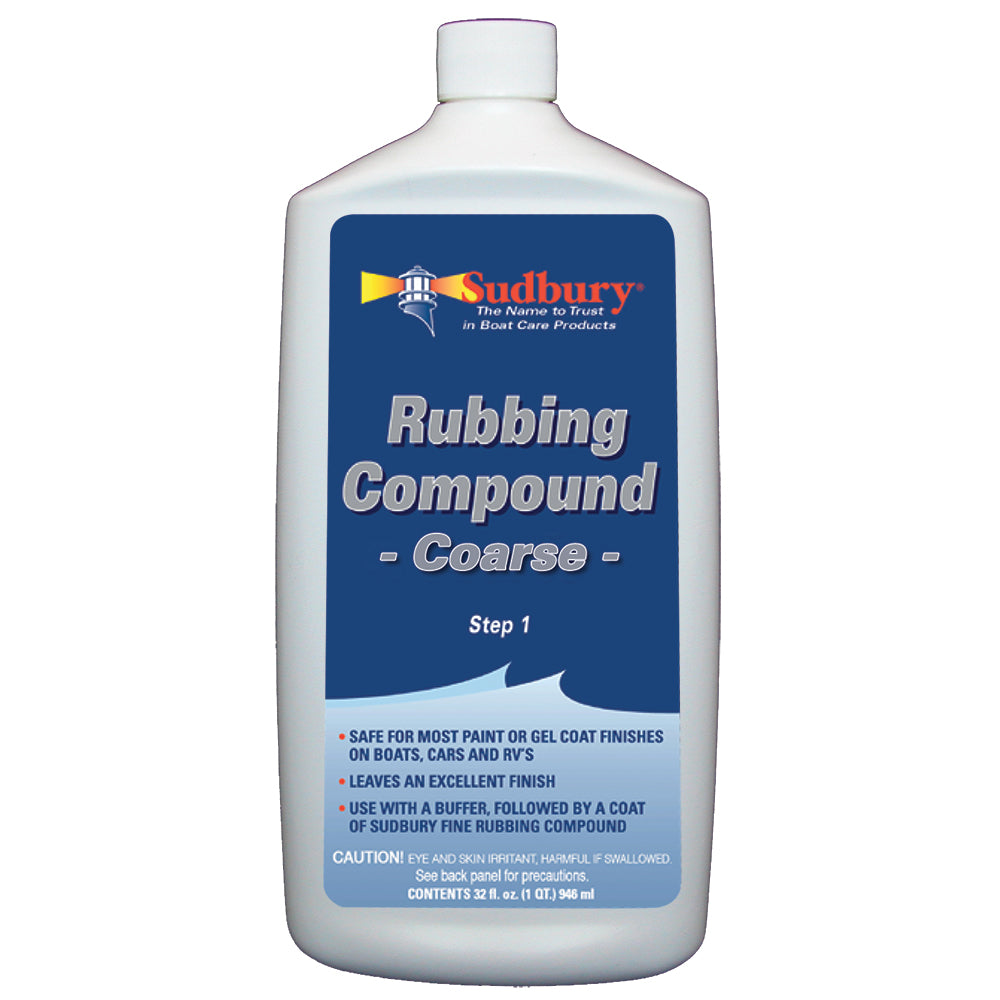 Sudbury Rubbing Compound Coarse - Step 1 - 32oz Fluid [444] - First Stop Marine