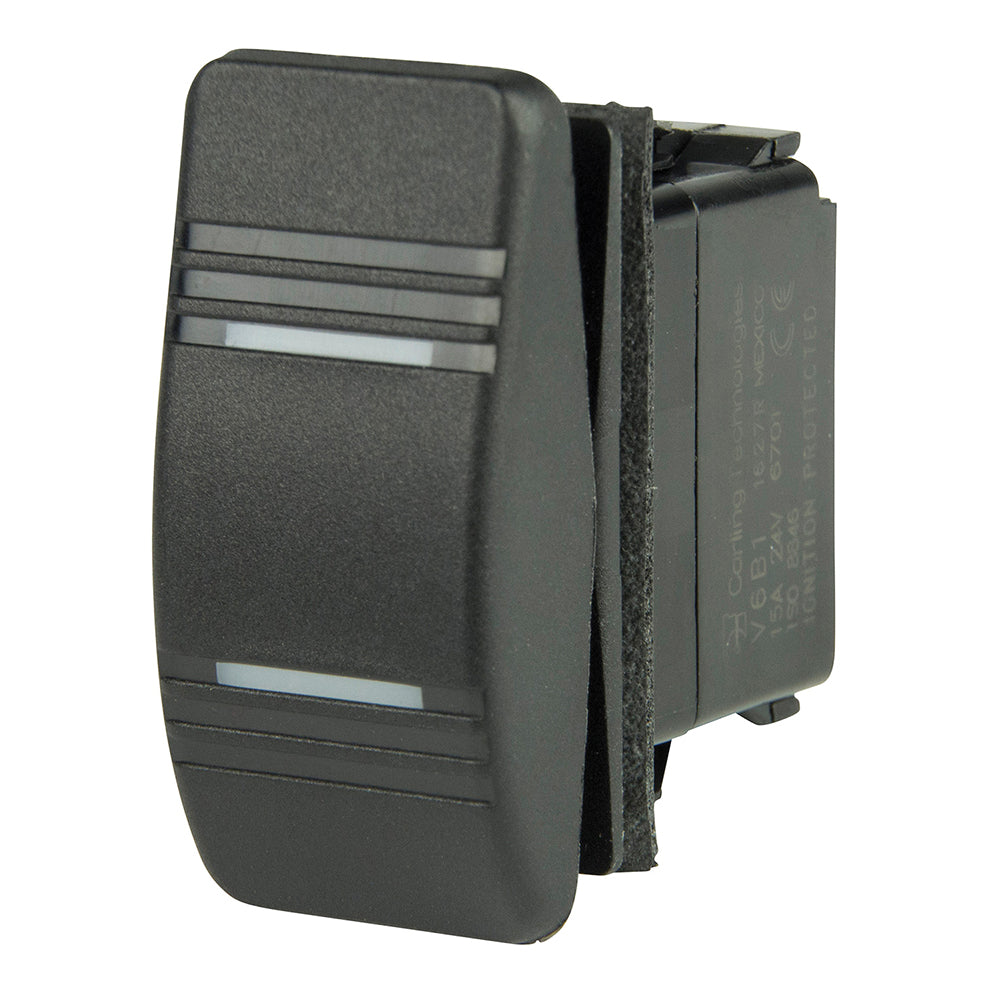 BEP SPDT Contura Switch - 2-Amber LEDs - ON/OFF/ON [1001803] - First Stop Marine