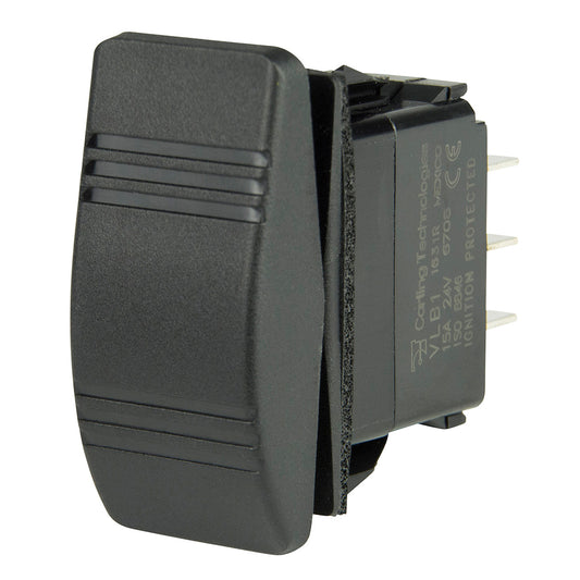 BEP DPDT Contura Switch - (ON)/OFF/(ON) [1001809] - First Stop Marine