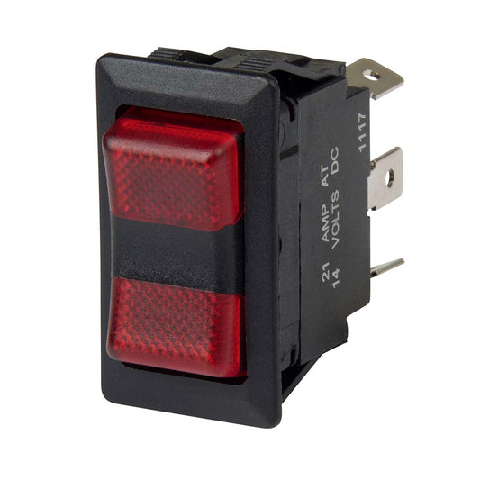 BEP SPDT Rocker Switch - 2-LEDs - 12V/24V - ON/OFF/ON [1001715] - First Stop Marine