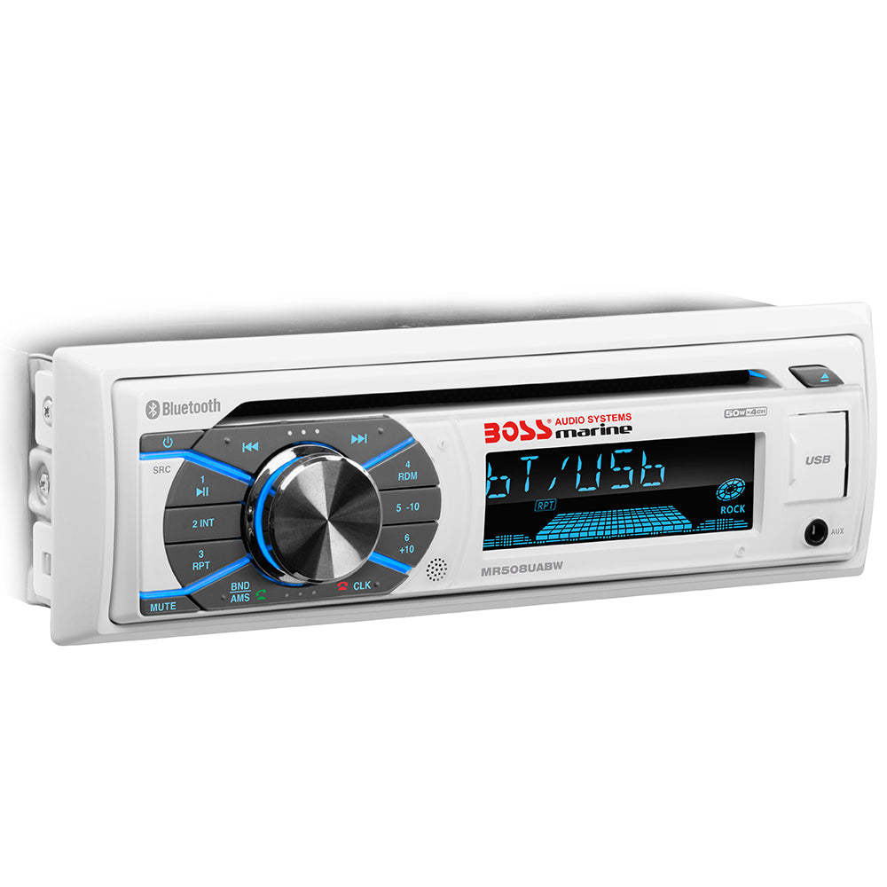 Boss Audio MR508UABW Marine Stereo w/AM/FM/CD/BT/USB [MR508UABW] - First Stop Marine