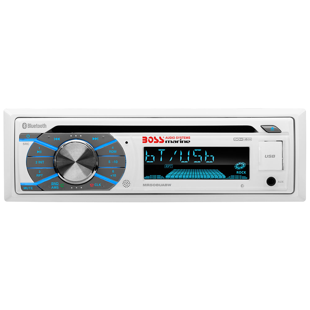 Boss Audio MR508UABW Marine Stereo w/AM/FM/CD/BT/USB [MR508UABW] - First Stop Marine