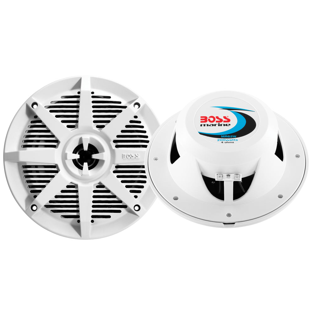 Boss Audio 6.5" MR62W Speaker - White - 200W [MR62W] - First Stop Marine