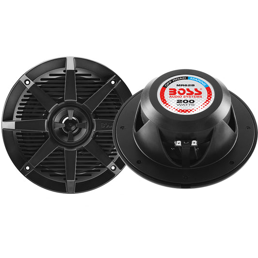 Boss Audio 6.5" MR62B Speaker - Black - 200W [MR62B] - First Stop Marine