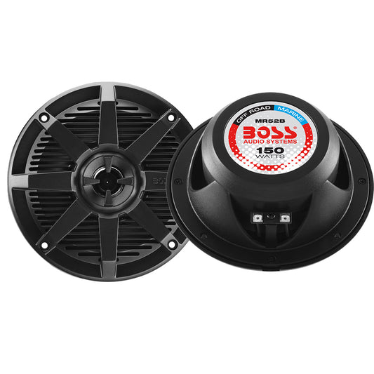 Boss Audio 5.25" MR52B Speaker - Black - 150W [MR52B] - First Stop Marine