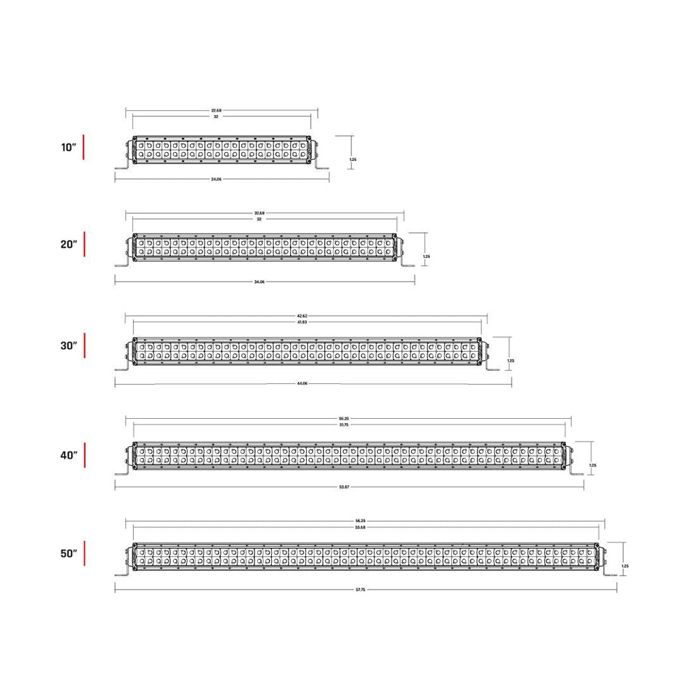 RIGID Industries RDS-Series PRO 54" - Spot LED - White [876213] - First Stop Marine